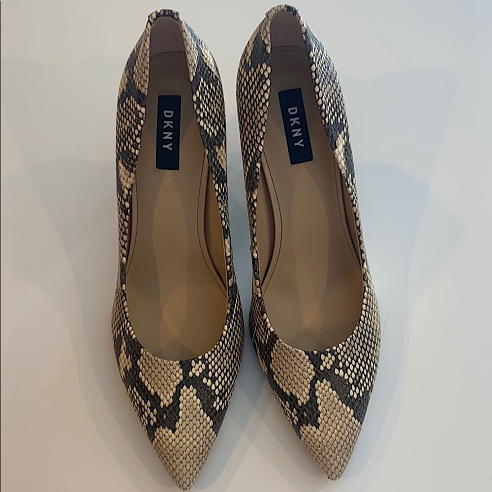 DKNY Brand new Snake Skin heels!